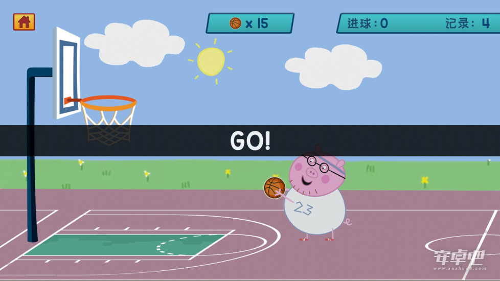 猪爸爸打篮球1