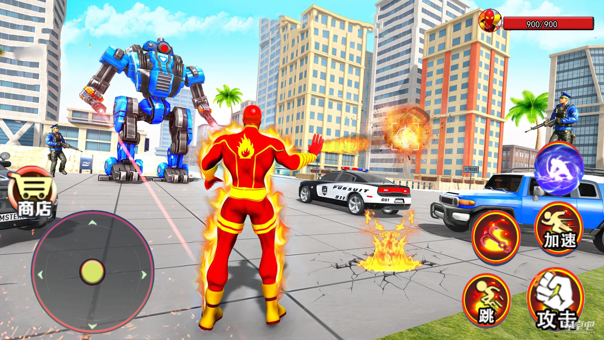 火焰超人模拟器最新版1